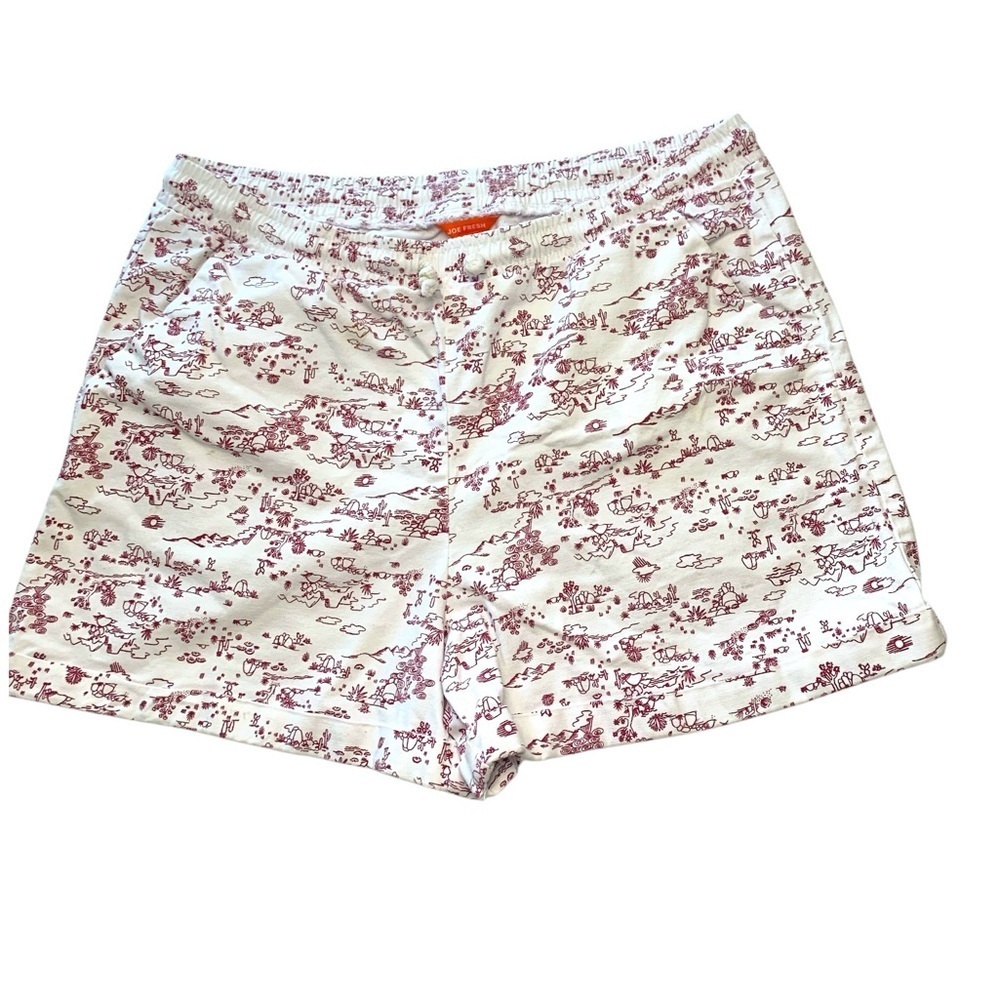 Joe Fresh Thick Cotton Shorts, Drawstring Waist, Pockets